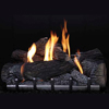 24" Wildwood Refractory Outdoor Logs, 24" Harmony Vent Free Outdoor Stainless Steel Burner (Millivolt/Pilot) - Empire