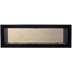 48" Boulevard See-Thru Contemporary Linear Vent Free Fireplace, Remote (Electronic Ignition) - Empire Comfort Systems