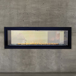 48" Boulevard See-Thru Contemporary Linear Vent Free Fireplace, Remote (Electronic Ignition) - Empire Comfort Systems
