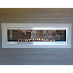 60 Boulevard See-Thru Contemporary Linear Vent Free Fireplace, Remote (Electronic Ignition) - Empire Comfort Systems
