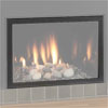 Contemporary Glass Frame, Vintage Iron, Textured Mocha - Monessen