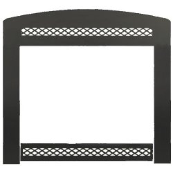 32" Classic Arched Front with Lower Control Door, Black - Monessen