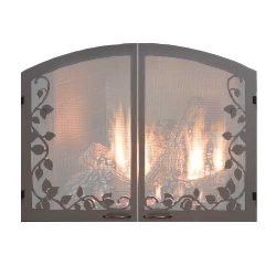 Leaf Arch Doors - Black, Brass Pewter or Stainless Steel - Empire