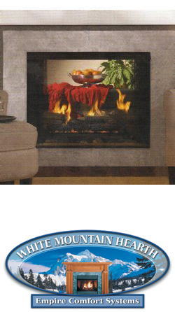 36" Breckenridge Premium See-Thru Louvered Vent Free Firebox - Empire