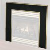 Black Face Plate with Brass Trim for DBX/DFX24 - Monessen