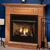 Birch / Oak Corner Surround with Hearth - Dark Cherry or Honey Oak Finish