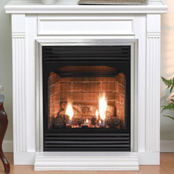 24" Vail Vent Free Fireplace 10k Btu (Millivolt/Pilot) - Empire