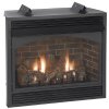 36" Vail Premium Vent Free Fireplace, Modulating Thermostatic Ignition - Empire