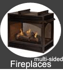 Vent Free Multi Sided Fireplaces