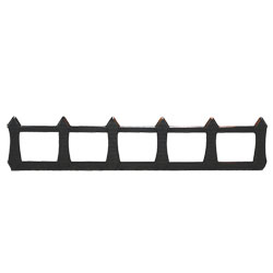 Decorative Cast 24" Grate, Black - Empire Comfort Systems