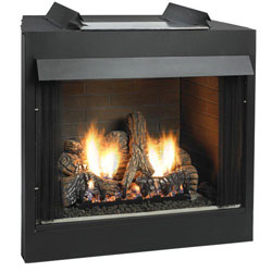 36" Breckenridge Deluxe Flush Face Vent Free Firebox - Empire Comfort Systems