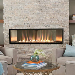48" Boulevard Contemporary Linear Vent Free Fireplace, Remote (Electronic Ignition) - Empire Comfort Systems