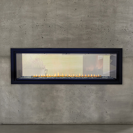 48" Boulevard See-Thru Contemporary Linear Vent Free Fireplace, Remote (Electronic Ignition) - Empire Comfort Systems