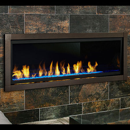 60" Artisan IntelliFire Touch Vent Free Linear Fireplace (Electronic Ignition) - Monessen
