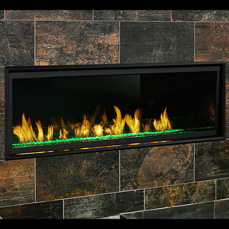 60" Artisan IntelliFire Touch Vent Free Linear Fireplace (Electronic Ignition) - Monessen