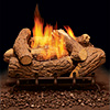 18" Mountain Cedar Refractory Logs with 18" PH Vent Free Burner (Manual) - Monessen