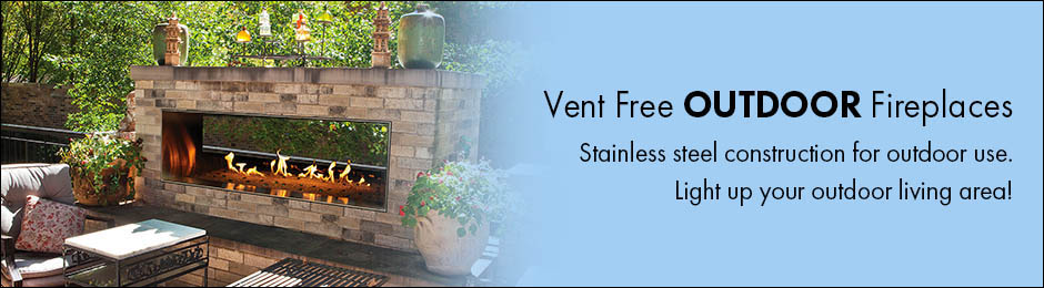 Ventless Outdoor Fireplaces