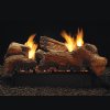 18" Stone River Multi-Sided Ceramic Logs, 18" Slope Glaze Vented/Vent Free Burner, Remote  (Electronic Ignition) - Empire Comfort Systems