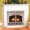 24"  Vail Standard Corner Cabinet Mantel, Built-In Base - Empire Comfort Systems