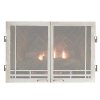 Mission Rectangle Doors - Black - Empire Comfort Systems